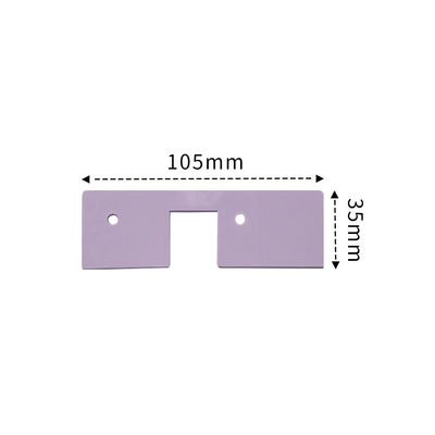 อิเล็กทรอนิกส์อุตสาหกรรม อุปกรณ์กันความร้อน ซิลิโคน Cpu Pad ความหนา 0.5mm-15mm
