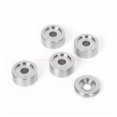ชิ้นส่วนกลึง CNC ที่มีความแม่นยำวัสดุอลูมิเนียมสแตนเลส± 0.005 มม. บริการตัดเฉือนความอดทน