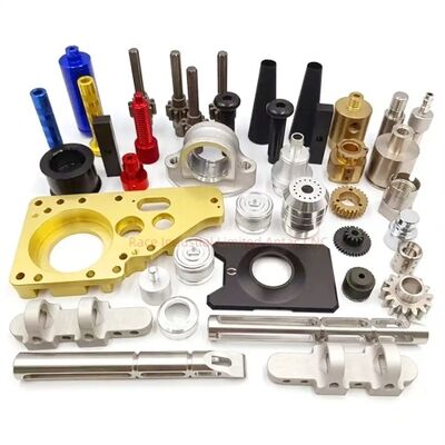 ชิ้นส่วนเครื่องจักร CNC ความแม่นยำสูง พร้อมความหยาบผิว Ra0.2 ถึง Ra3.2 และส่วนประกอบที่ปรับแต่งได้แบบอะโนไดซ์